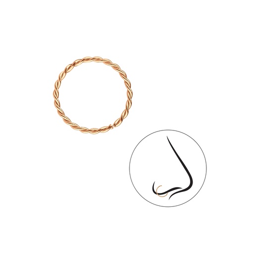 Twisted Nose Ring Rosé
